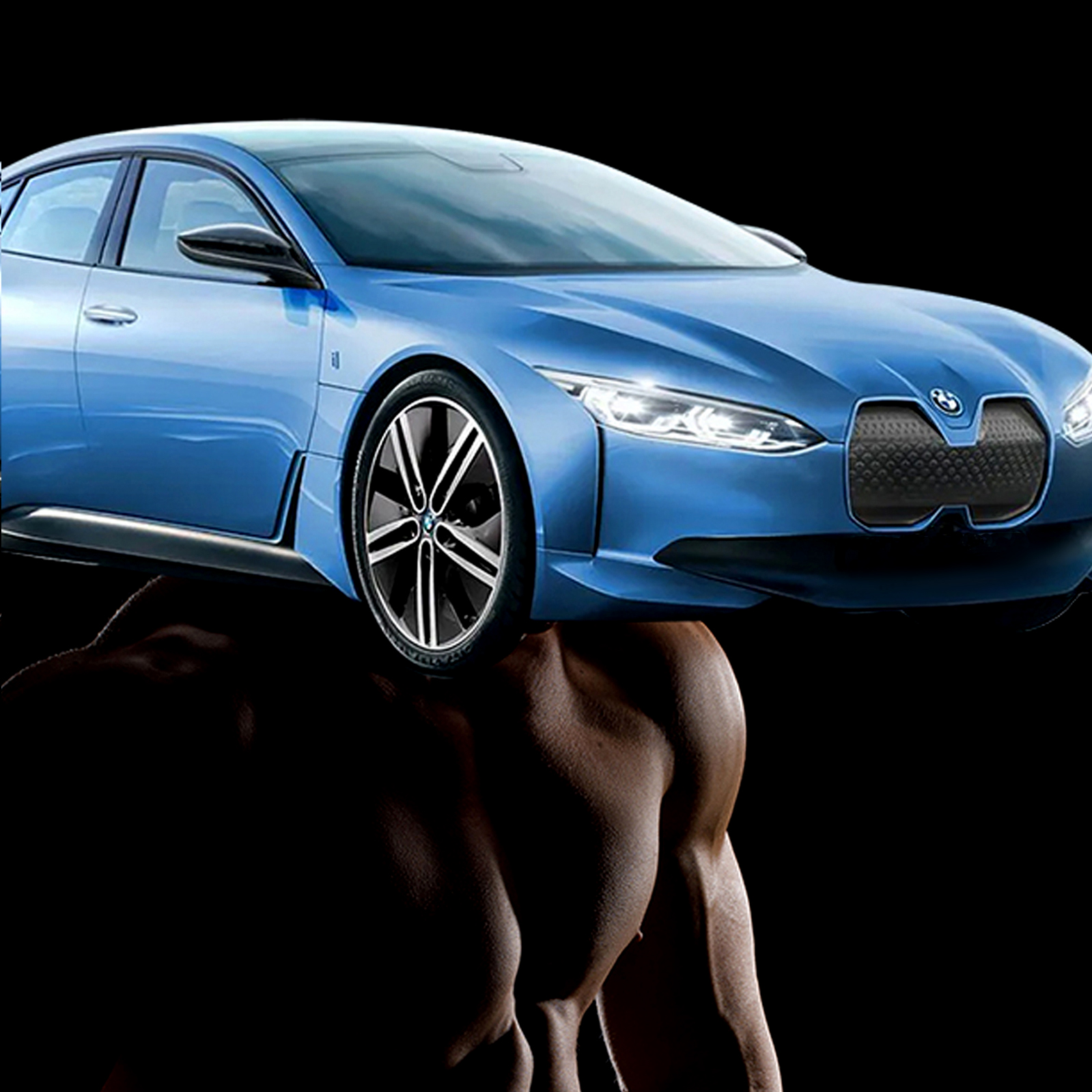 BMW Spec Ad Campaign; Creative Direction, Art Direction, Visual Design, and Copywriting; Copyright Jane Rubin 1995